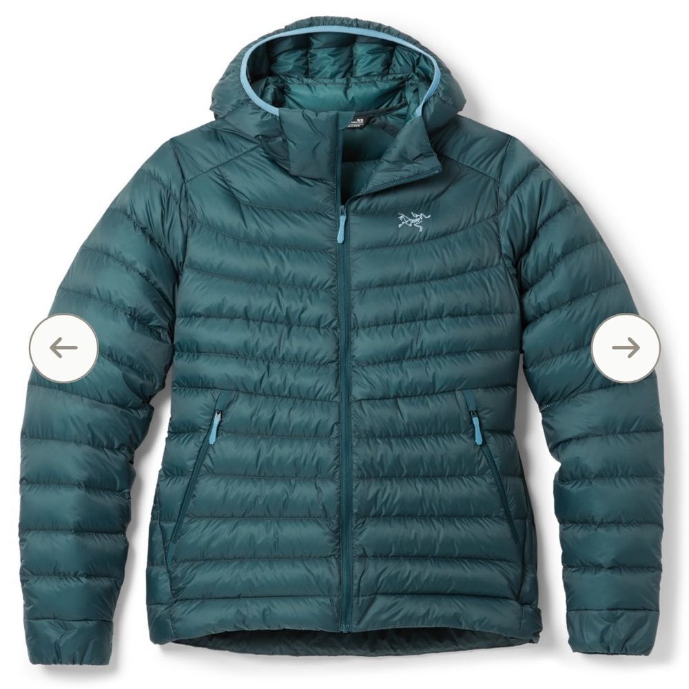 Arc'teryx Cerium LT Down Hoodie Puffer Jacket Teal XXL